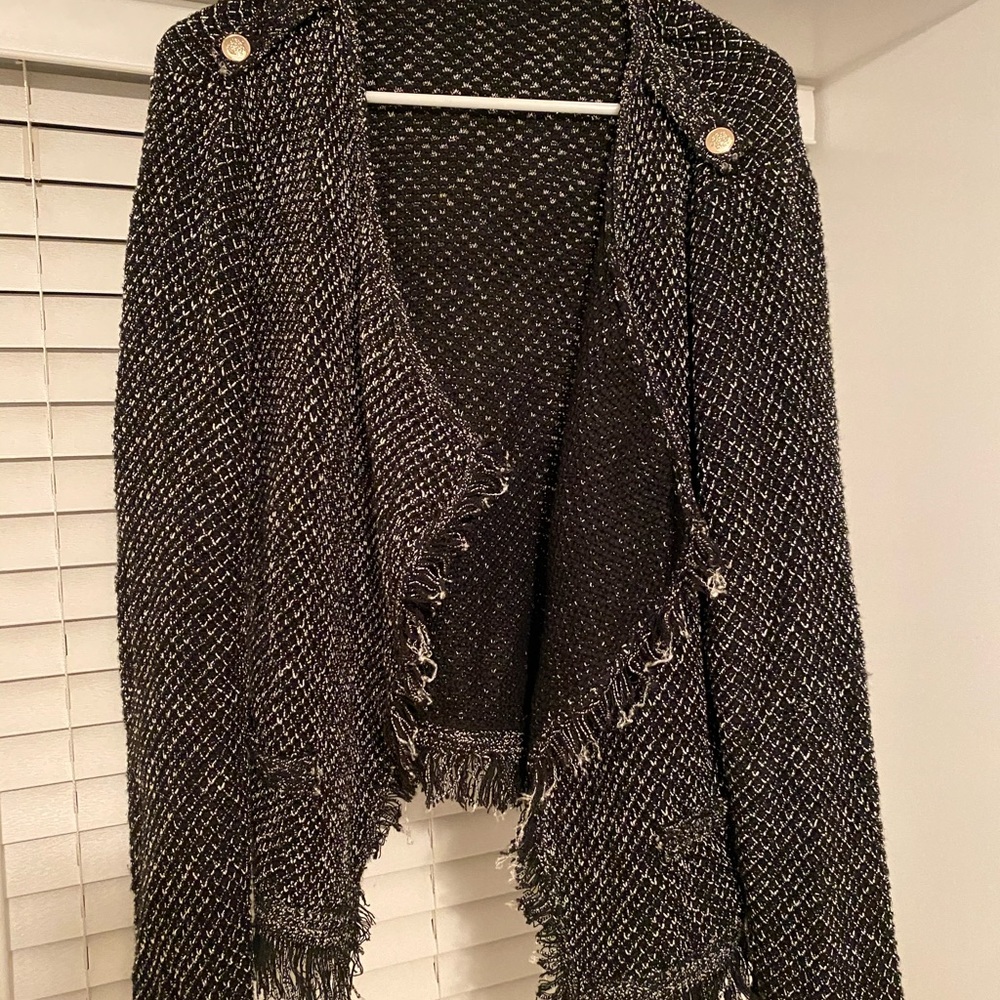 White House Black Market Sweater Jacket XL